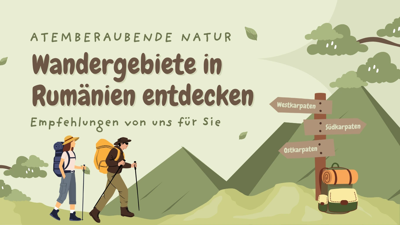 Wandergebiete in Rumänien